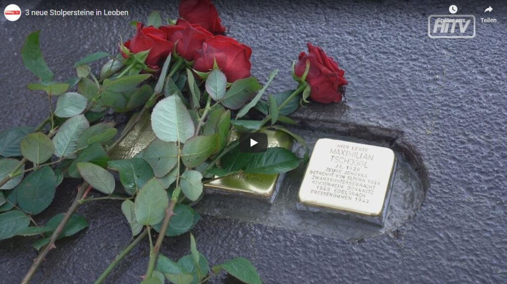 3 neue Stolpersteine in Leoben