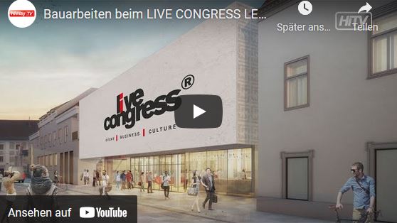 Bauarbeiten beim LIVE CONGRESS