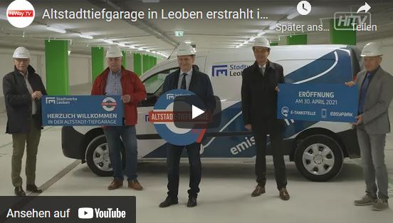 Altstadttiefgarage in Leoben in neuem Glanz
