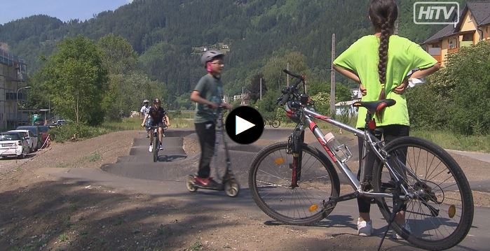 Neue Pumptrack-Anlage in Leoben