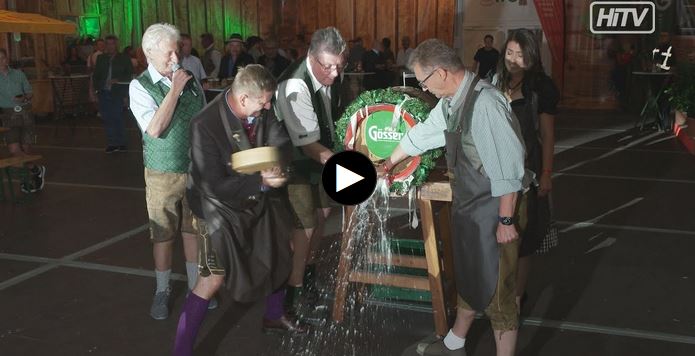 Ozapft is am Leobener Wiesenfest