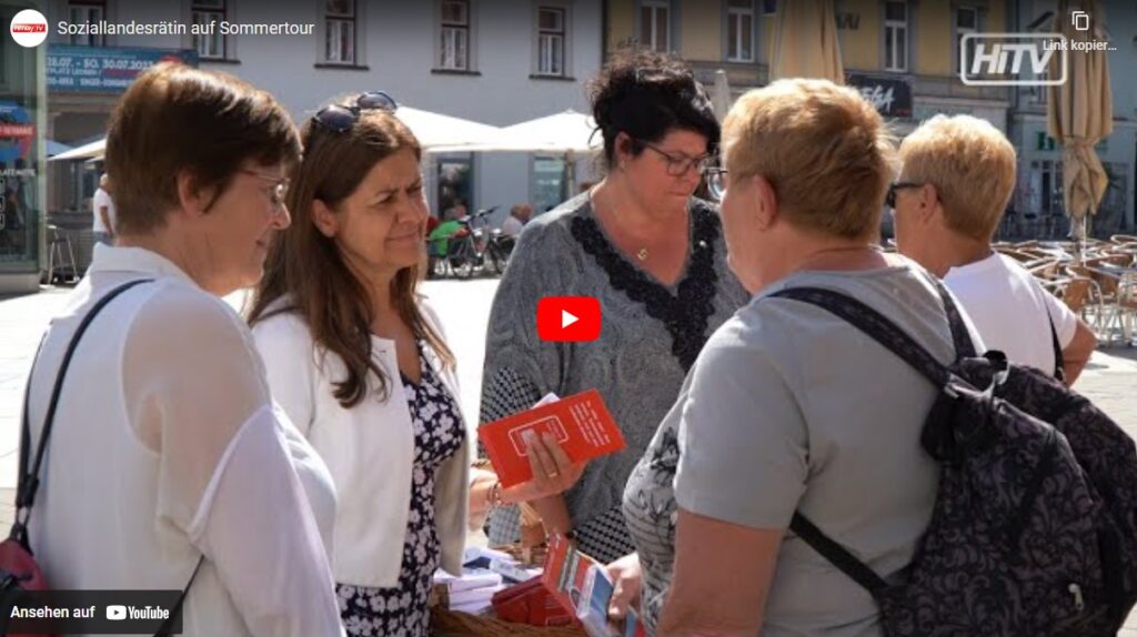 Soziallandesrätin auf Sommertour