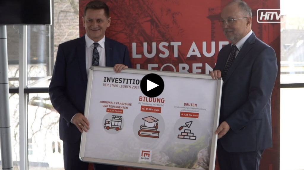 Leoben investiert im kommenden Jahr rund 25 Millionen Euro