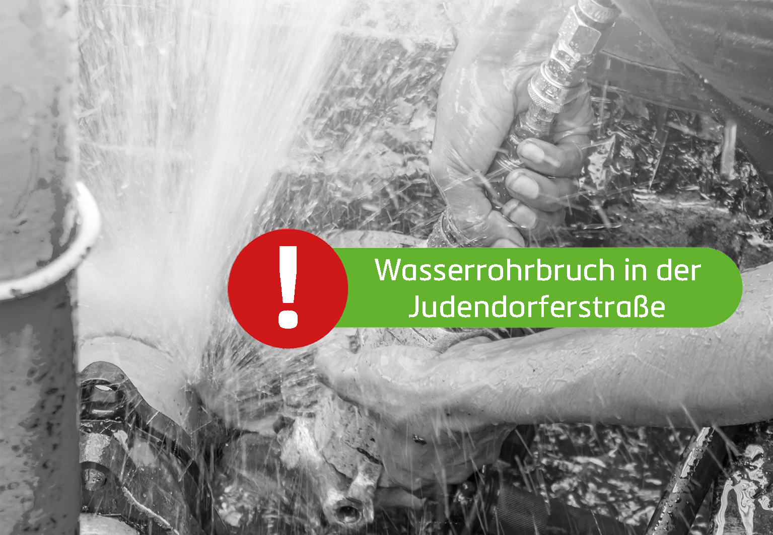 Rohrbruch Judendorferstraße