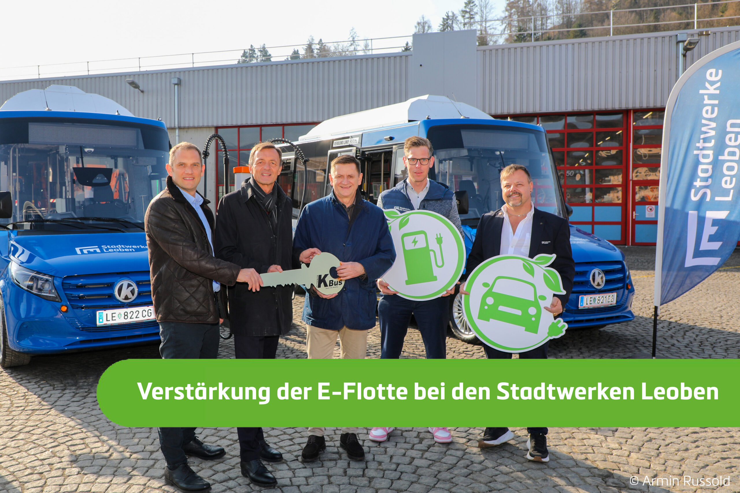 Verstärkung der E-Flotte bei den Stadtwerke Leoben