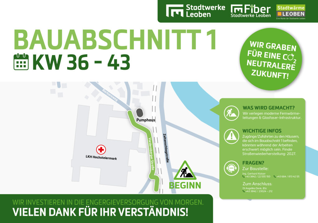 Barbaraweg Bauabschnitt