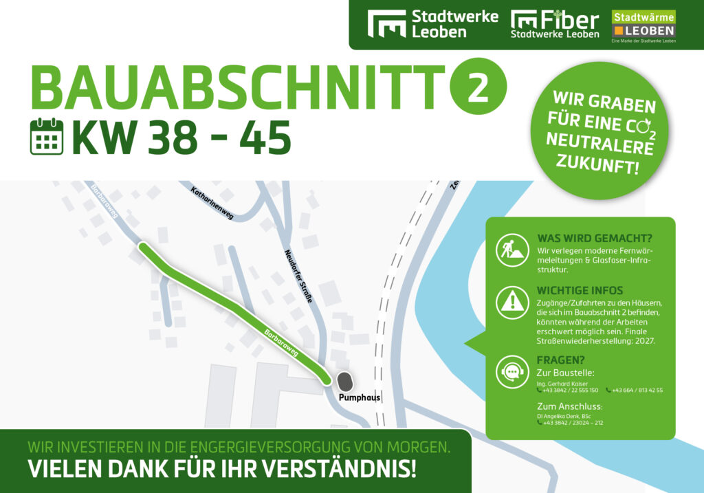 Barbaraweg Bauabschnitt